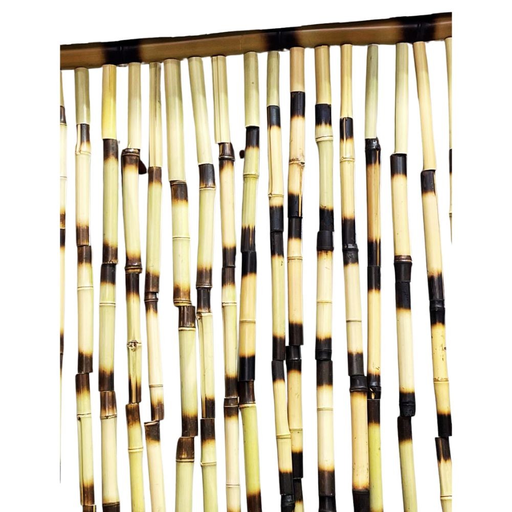 Cortina Artesanal de Bambu: 2m x 90cm - D001 | Shopee Brasil
