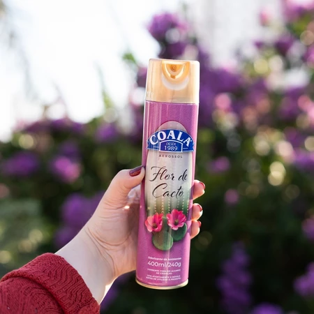 Odorizante de Ambientes Aerossol Coala Flor de Cacto 400 ml 240g