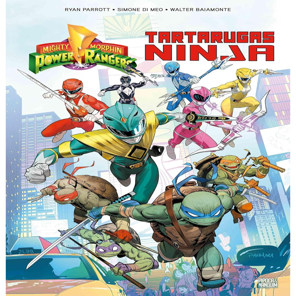 Power Rangers e Tartarugas Ninjas - Vol. 1 autor Parrott, Ryan | Shopee ...