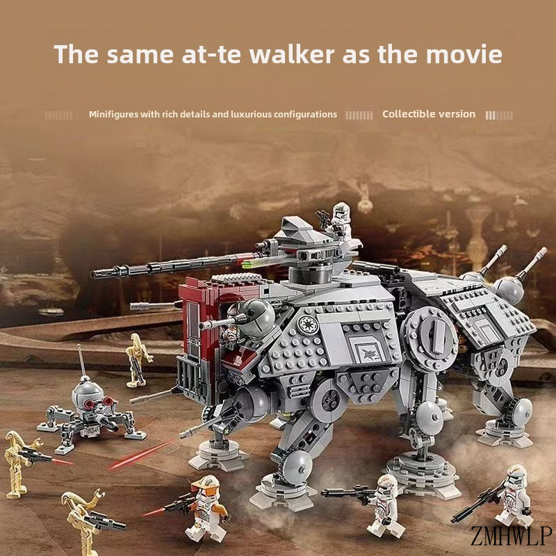 AT-TE Walker AT compatível com brinquedos educativos infantis LEGO