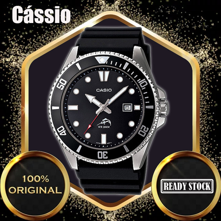Relógio À Prova D'água Japonês MDV-106-1A Masculino 200M Duro Analógico Watch2021 mP452
