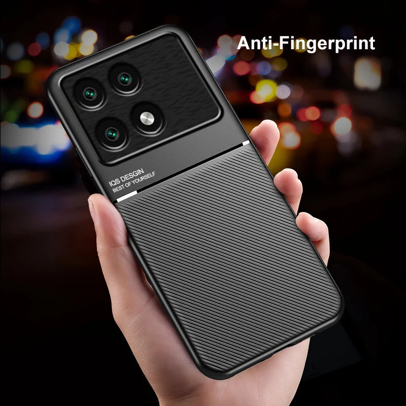 Capa Magnética De Couro PU Para Xiaomi Poco X6 Pro Carro Proteção De Silicone De Luxo Telefone X4 GT X5 5G