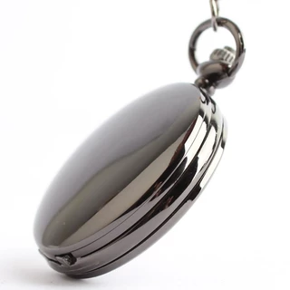 Relógio De Bolso Clássico Moda Clássica Retro Versátil Corrente De Liga Polida Elegante De Quartzo