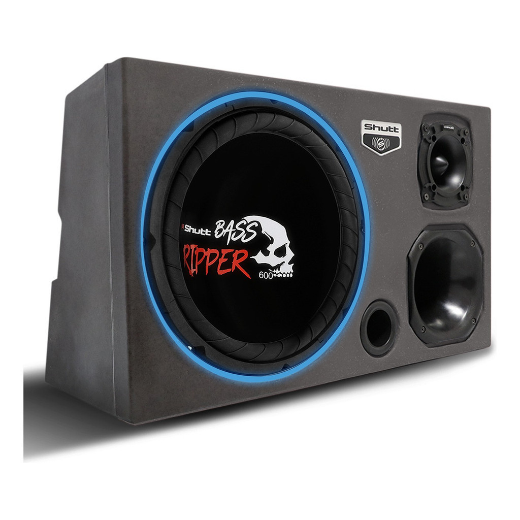 Caixa Som Trio Pigmentada Shutt 800w Subwoofer 12 Ripper Led | Shopee ...