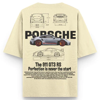 Camisa oversized porsche unissex streetwear