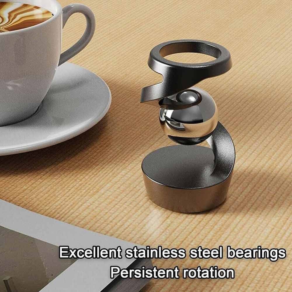 Gravity Defying Kinetic Desk Toy Desktop Suspended Gyroscopes Stress ...