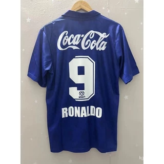 93-94 Camiseta Retro Personalizada De Futebol De Cruzeiro RONALDO