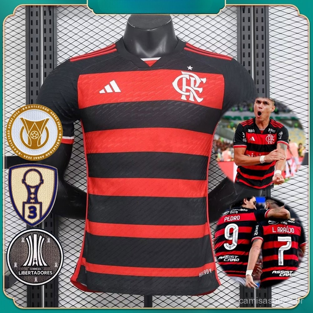 2024-25 Camisa De Futebol Do Flamengo I Versão Do Jogador Camisa De Futebol