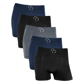 Kit 5 Cuecas Boxer Rafa Parize Microfibra Masculina Sem Costura