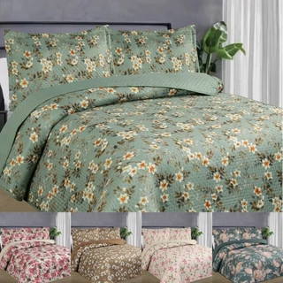 COLCHA COBRELEITO SUPER KING 3 PEÇAS BOUTI VIOLETA ESTAMPADA HABITAT KIT