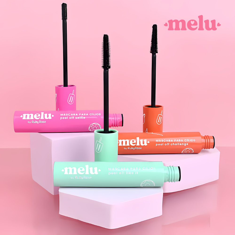 Máscara De Cílios Rímel Melu Peel Off Ruby Rose Volume Definição ...