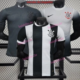 P-2GG Versão Jogador Camisa Masculino 24/25 corin preto branco Futebol #94 SEGUROS