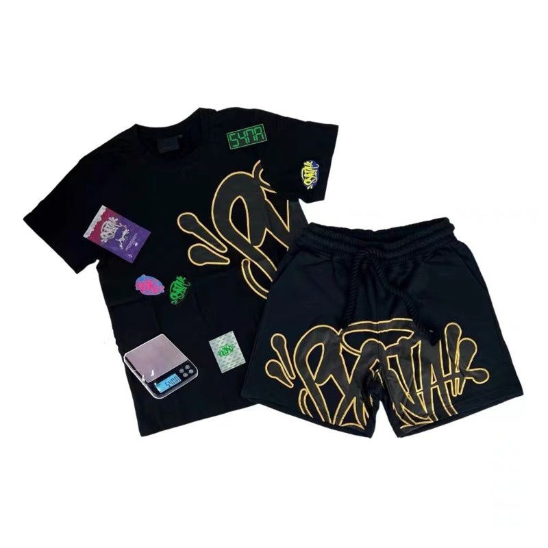 2023 Syna Shirt for Men Central Cee Conjunto De Camisetas De Verão Synaworld Short Moletom