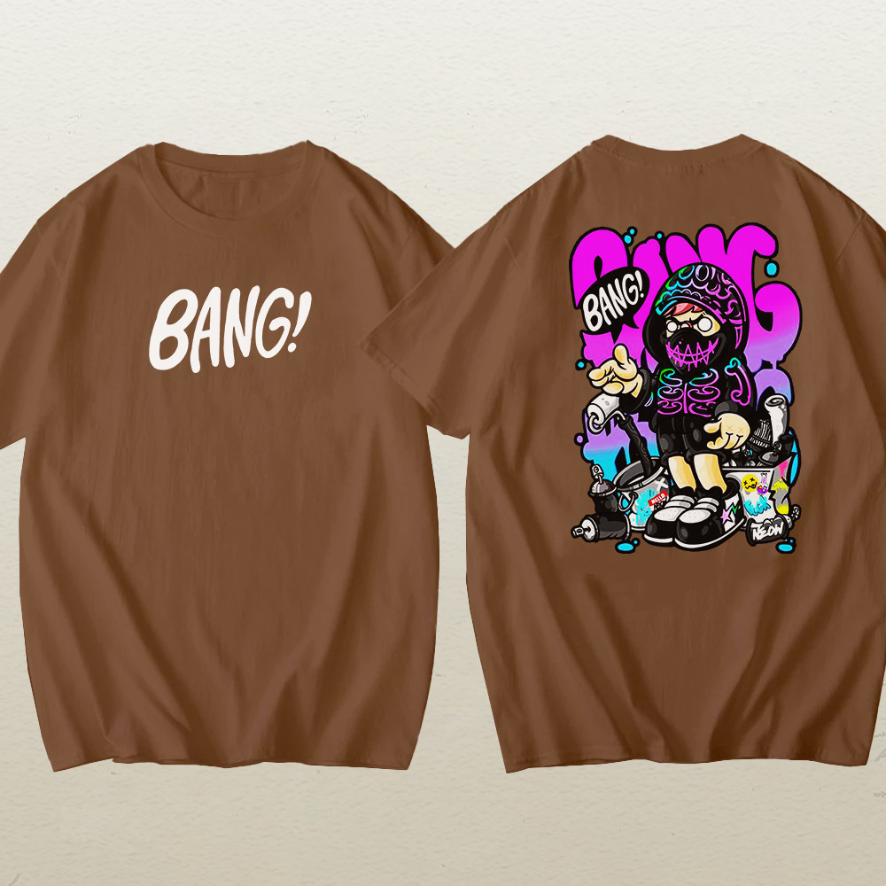 Camiseta Gola redonda Cyclone Dragon Algodão Estilo Atualizado Sofisticado Esportivo Oversized manga curta