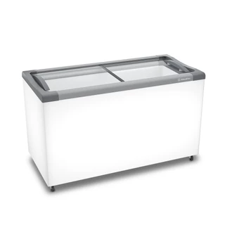 Freezer Horizontal Congelados Tampa Vidro 318/399L NF40 Metalfrio em Oferta na Shopee