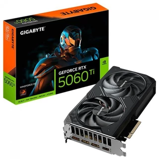 Placa de Vídeo NVIDIA GeForce Gigabyte Rtx5060Ti Windforce Oc 8gb Gddr7 128 Bits - Gv-N506twf2oc-8gd 0118047-01
