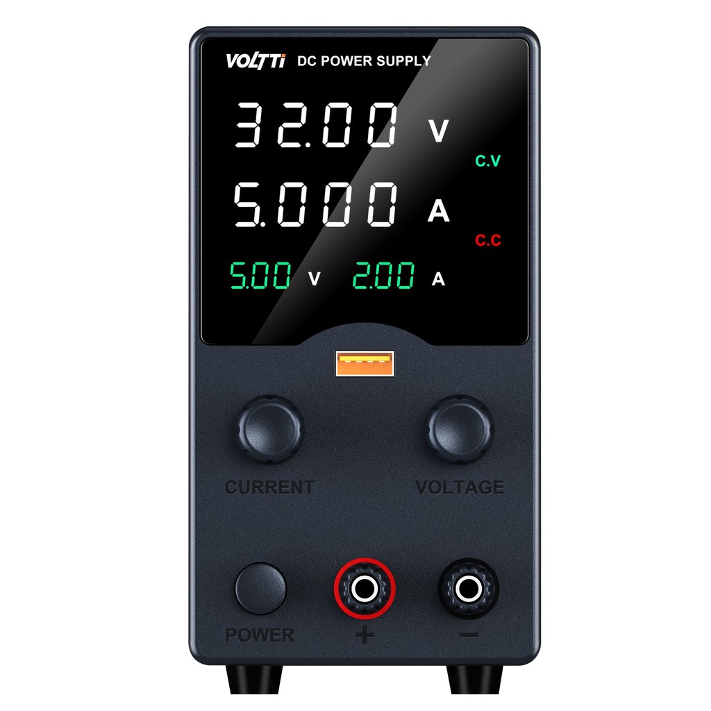 Fonte de Alimentação de Bancada 32V 5A Voltti GA305H - Bivolt - Display ...
