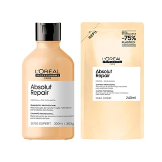 Kit L'Oréal Professionnel Serie Expert Absolut Repair - 2 Produtos em Oferta na Shopee
