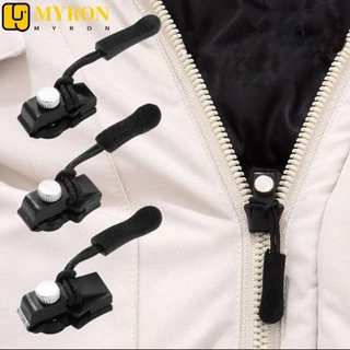 MYRON1 Cabeça De Zíper , Kit De Reparo Removível Com Fivela Má De Substituição , Ferramentas De Costura De 3 Tamanhos Diferentes Extrator Instantâneo