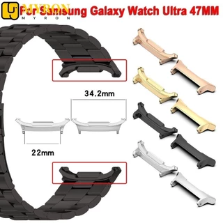 MYRON1 2Pcs Conector De Pulseira De Relógio , Adaptador Smartwatch Inteligente De Metal 22MM Para Galaxy Ultra 47mm