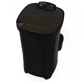 Tanquinho de Lavar Roupa Mueller SuperPop Com Tabua de Esfregar Esfregadeira 4Kg Preto 220v