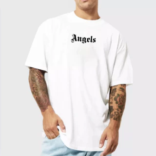 Camiseta Oversized Streetwear Unissex Angel's