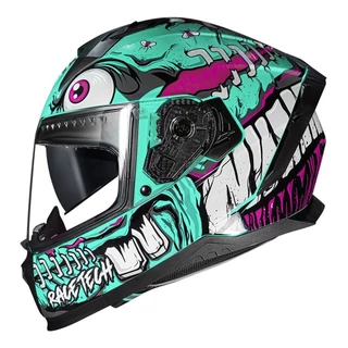 Capacete Race Tech Volt Croc Aqua