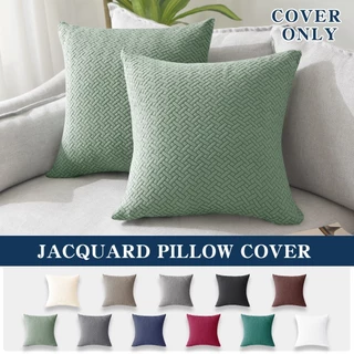 Losango Jacquard Quadrado Decorativo Lance Fronha , Capa De Almofada Macia Para Sofá , Cama , 45x45 cm