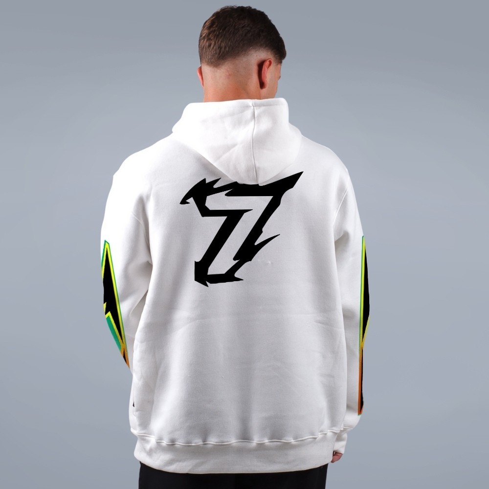 MOLETOM OVERSIZED OFF WHITE - SEVEN BRANCA SHOPEE