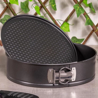 Forma De Bolo Redonda Antiaderente Com Fundo Removível Torta 28 cm