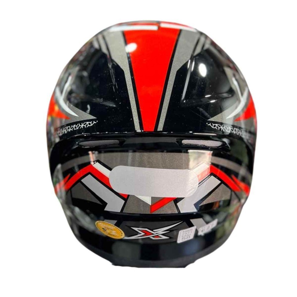 Capacete Xtroy Ff 526 Rage Preto e Vermelho | Shopee Brasil