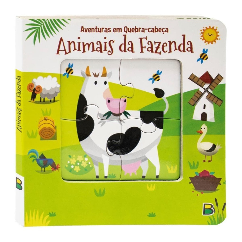 Aventuras em Quebra-Cabeça - Animais da Fazenda - Todolivro