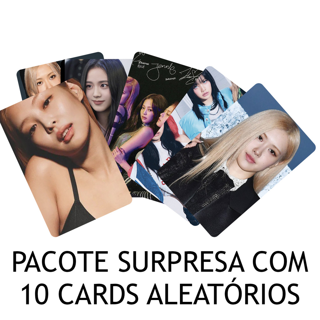 Lomo card Kpop black pink bts itzy jung le sserafim Stray Kids