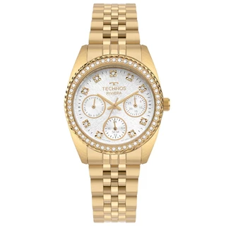 Relógio Technos Feminino Riviera Dourado - 6P79CA/1K