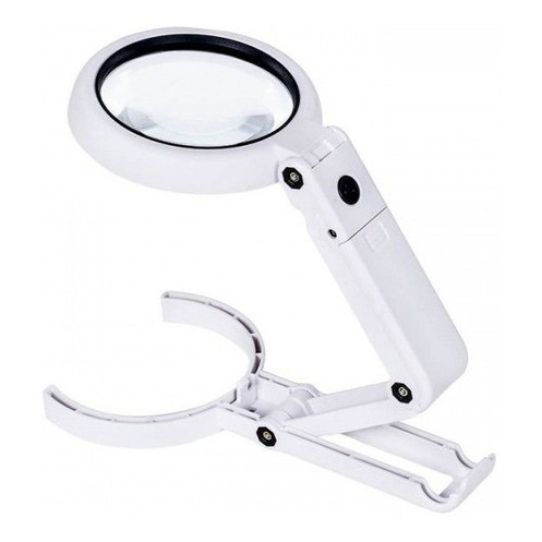 Lupa Mão Mesa Bifocal 5x 11x Aumento Zoom Articulável Fs75rc | Shopee Brasil