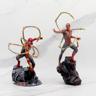 Marvel ferro homem-aranha vingadores Anime figura ornamento modelo heróis sem retorno caixa brinquedo presente