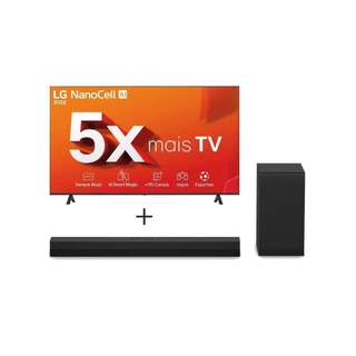 Combo Smart TV LG NanoCell NANO80 4K de 86" + Soundbar LG S40T