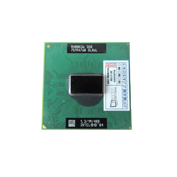 Processador Celeron M 350 SL86L 1.30GHz 400MHz 1MB Original seminovo
