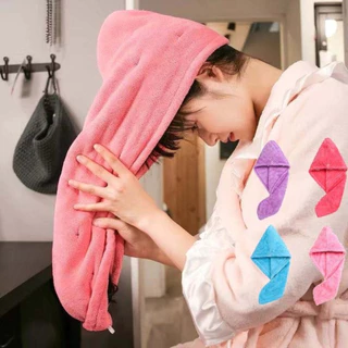 Kit 1/2/3 Peças Toalha Mágica Feminina de Microfibra - Secagem Rápida e Antifrizz Para Cabelos - WL em Oferta na Shopee