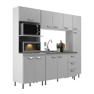 Cozinha Modulada Ipanema 4 Peças - Evidencia Móveis em Oferta na Shopee