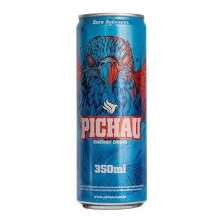 Pack Energético Pichau Zero, 350ml, Com 12 unidades