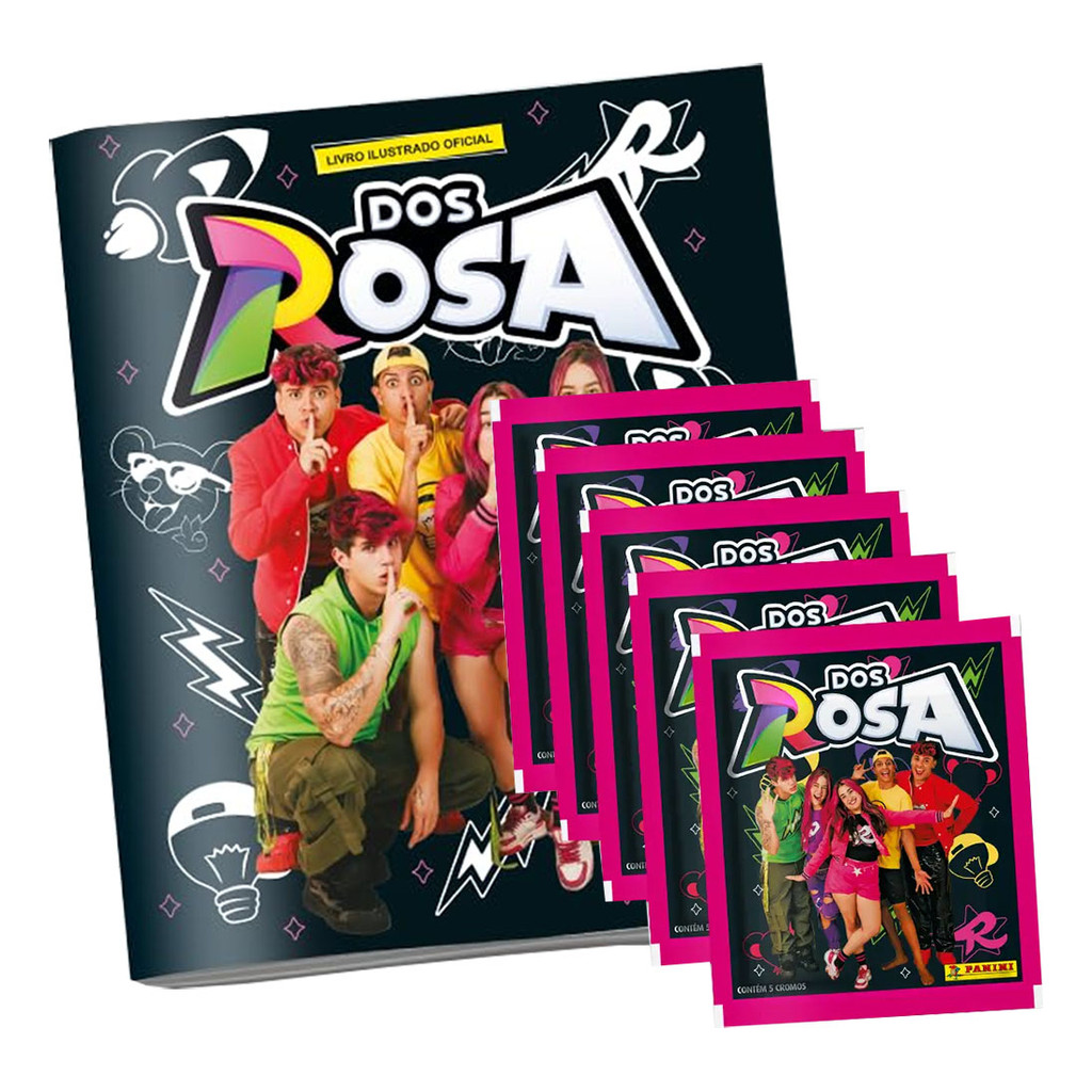 Emilly Vick - Álbum Dos Rosa + 20 Envelopes (100 Figurinhas) | Shopee ...