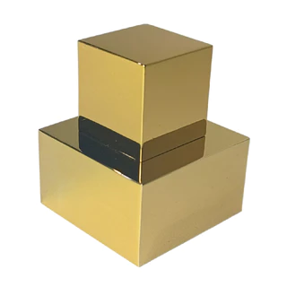 Acabamento Metal Alavanca Quadrado P/ Registro Docol Dourado