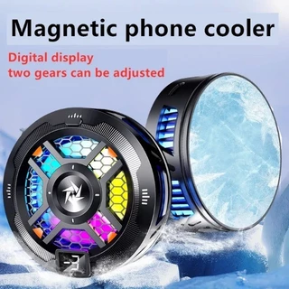 Radiador De Telefone Móvel Com Display Digital Magnético , Universal IPAD Tablet Computer Cooler , Para IPhone Samsung Android Phone Cooling