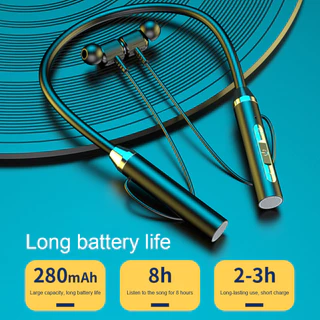 G01 Fones De Ouvido Bluetooth Sem Fio Com Fita Magnética Fone Esportivo À Prova D'água Cancelamento De Ruído Do Microfone