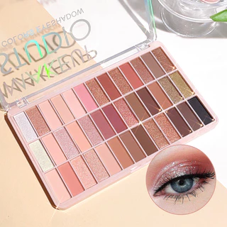 Maquiagem de alto valor Trinta e Nove Cores Paleta de Sombra Perolada Brilhante Mate Brilho Fino Brilhante de Longa Duração Branqueamento Diário
