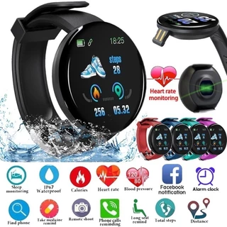 Smartwatch Relógio Inteligente D18S Bluetooth Digital Smart D18S Estilo D18S Disponível (Embarque Agora)