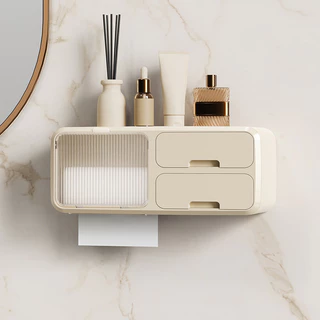 1pc Casa Sala De Estar Escandinavo Luz Luxo Creme Toalha Gaveta Papel Caixa Armazenamento Tecido
