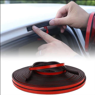5 metros tiras de vedação da porta do carro auto dupla camada adesivos de vedação para porta tronco isolamento acústico weatherstrip acessórios interiores