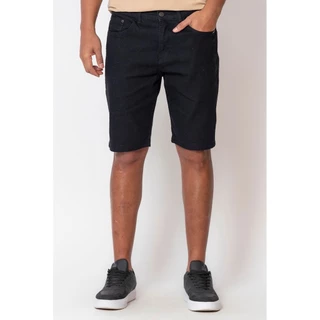 Bermuda Masculina Slim Beline Black Basic Polo Wear Preto